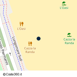 Posizione della concessione balneare Comune di Civitanova Marche, A. 2016, N. 06
