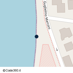 Posizione della concessione demaniale marittima Comune Santa Marinella, A. 2009, N. 85