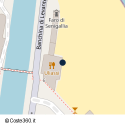 Posizione della concessione balneare Comune di Senigallia, A. 2014, N. 96