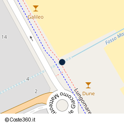 Posizione della concessione demaniale marittima Comune Civitanova Marche, A. 2016, N. 23