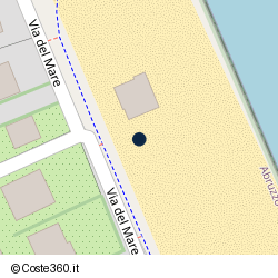 Posizione della concessione balneare Comune Roseto Degli Abruzzi, A. 2014, N. 47