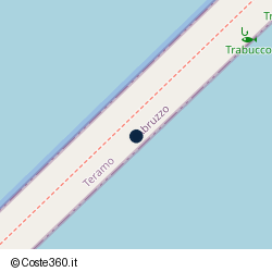 Posizione della concessione demaniale marittima Regione di Abruzzo, A. 2025, N. 217
