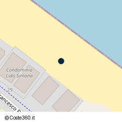 Posizione della concessione demaniale marittima Comune di Francavilla Al Mare, A. 2021, N. 08