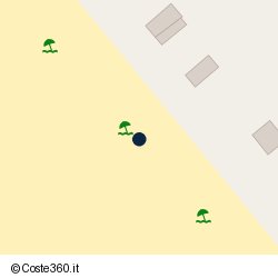 Posizione della concessione balneare Comune di Forte Dei Marmi, A. 2005, N. 36