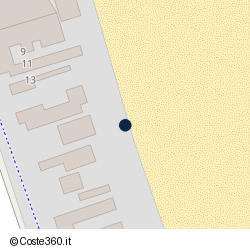 Posizione della concessione demaniale marittima Comune di Cervia, A. 2012, N. 61