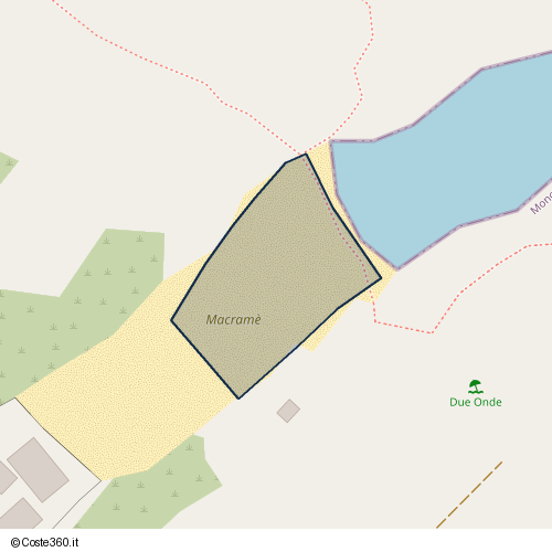 Posizione della spiaggia Spiaggia nei pressi di Strada Procaccia, Monopoli, 70043