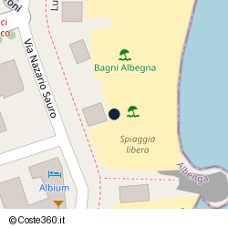 Posizione della concessione balneare Comune di Albenga, A. 2025, N. 3