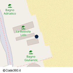 Posizione della concessione balneare Comune di Cervia, A. 2018, N. 4