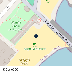 Posizione della concessione balneare Comune di Loano, A. 2005, N. 3710