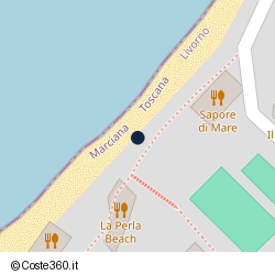 Posizione approssimativa di La Perla Beach