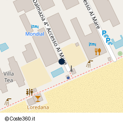 Posizione della concessione balneare Comune di Jesolo, A. 2007, N. 25