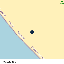Posizione della concessione balneare Comune di Forte Dei Marmi, A. 2009, N. 11