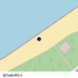 Posizione della concessione balneare Comune di Castiglione Della Pescaia, A. 2009, N. 9