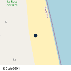 Posizione della concessione balneare Comune di Ravenna, A. 2024, N. 134