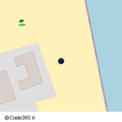 Posizione della concessione balneare Comune di Ravenna, A. 2012, N. 25