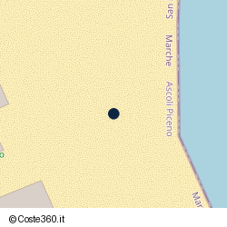 Posizione della concessione demaniale marittima Comune di San Benedetto Del Tronto, A. 2014, N. 65