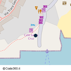 Posizione della concessione balneare Comune di Positano, A. 2020, N. 11