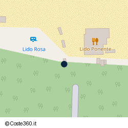 Posizione della concessione balneare Comune di Lesina, A. 2009, N. 1
