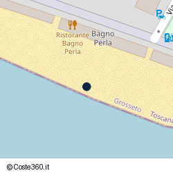 Posizione della concessione balneare Comune di Castiglione Della Pescaia, A. 2010, N. 19