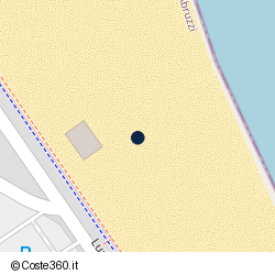 Posizione della concessione balneare Comune di Roseto Degli Abruzzi, A. 2015, N. 213