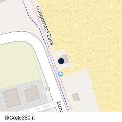 Posizione della concessione demaniale marittima Comune di Giulianova, A. 2008, N. 01