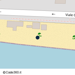 Posizione della concessione demaniale marittima Comune di Terracina, A. 2015, N. TE-073