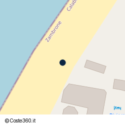 Posizione della concessione balneare Comune di Zambrone, A. 2024, N. 5