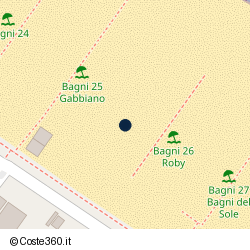 Posizione della concessione demaniale marittima Comune di Senigallia, A. 2019, N. 95