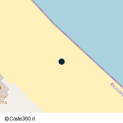 Posizione della concessione demaniale marittima Comune di Riccione, A. 2014, N. 373