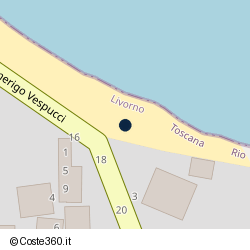 Posizione della concessione balneare Comune di Rio, A. 2025, N. 04