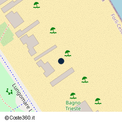 Posizione della concessione demaniale marittima Comune di Cesenatico, A. 2011, N. 135