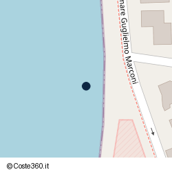 Posizione della concessione demaniale marittima Comune Santa Marinella, A. 2008, N. 3