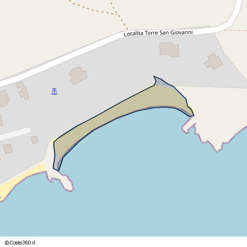 Posizione della spiaggia Spiaggia nei pressi di Tertenia, 08047