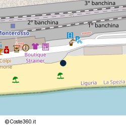 Posizione della concessione balneare Comune di Monterosso Al Mare, A. 2005, N. 25