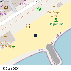 Posizione della concessione demaniale marittima Comune di Pietra Ligure, A. 2025, N. 13