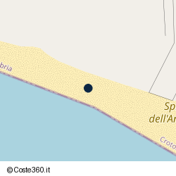 Posizione della concessione demaniale marittima Comune di Isola Di Capo Rizzuto, A. 2025, N. 028