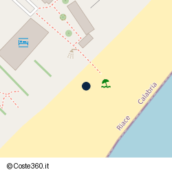 Posizione della concessione demaniale marittima Comune di Riace, A. 2013, N. 1