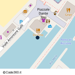 Posizione della concessione demaniale marittima Comune di Riccione, A. 2008, N. 95
