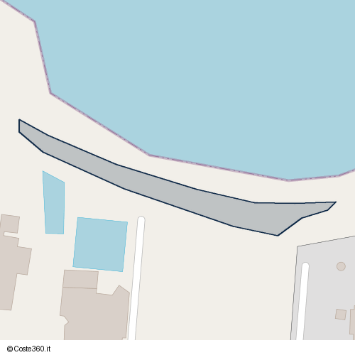 Posizione della spiaggia Spiaggia nei pressi di Via Bari, Giovinazzo, 70054