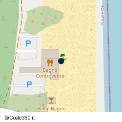 Posizione approssimativa di Controvento