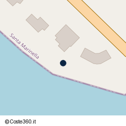 Posizione della concessione balneare Comune di Santa Marinella, A. 2009, N. 73