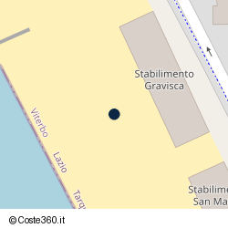 Posizione della concessione demaniale marittima Comune di Tarquinia, A. 2008, N. 22