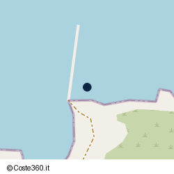 Posizione della concessione balneare Regione di Sardegna, A. 2009, N. 350DTO