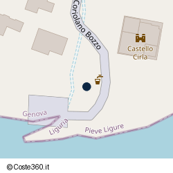 Posizione della concessione demaniale marittima Comune di Pieve Ligure, A. 2025, N. 14V