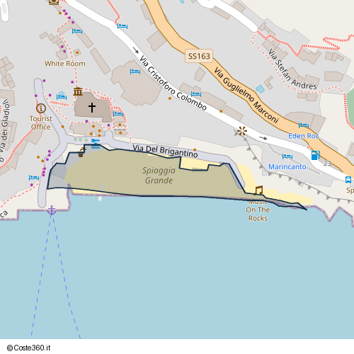 Posizione della spiaggia Spiaggia nei pressi di Via Del Brigantino 35, Arienzo, 84017