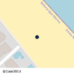 Posizione della concessione demaniale marittima Comune di Bellaria-Igea Marina, A. 2019, N. 60
