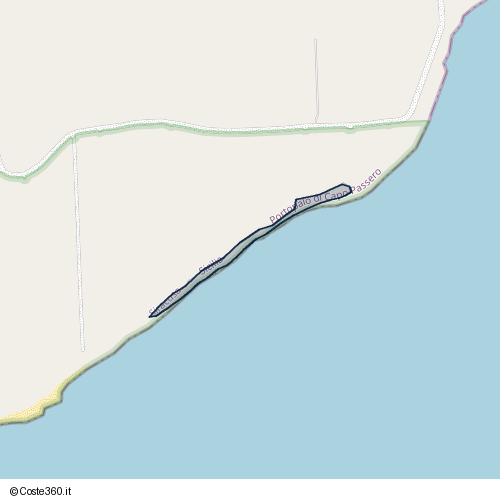 Posizione della spiaggia Spiaggia nei pressi di Portopalo di Capo Passero, 96026