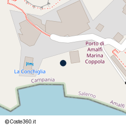 Posizione della concessione demaniale marittima Comune di Amalfi, A. 2010, N. 4