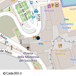 Posizione della concessione demaniale marittima Comune di Sorrento, A. 2024, N. 08