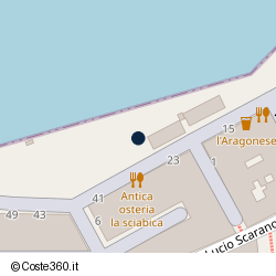 Posizione della concessione demaniale marittima Autorità Portuale di Mar Adriatico Meridionale, A. 2020, N. BRI16